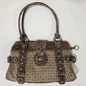 Brown Patterned Women's Handbag
